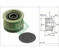 PULEGGIA ALTERN INA535023410 PER ALFA 159 STILO/PUNTO/CROMA/ASTRA /ZAFIRA