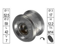 PULEGGIA ALTERNATORE EP084IN 0121615105 535012110 F00M391139 0121615005 1388004