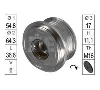 PULEGGIA ALTERNATORE EP085G