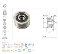 PULEGGIA ALTERNATORE FRIZIONATA FIAT CROMA BRAVO 2 DOBL 1.6 1.9 2.0 MULTIJET