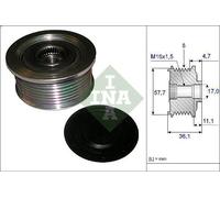 Puleggia alternatore INA 535 0099 10 per RAM 2500 Pick-up 5.9 2002-2003