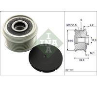 Puleggia alternatore INA 535 0151 10 per OPEL COMBO Tour 1.3 2005-2011