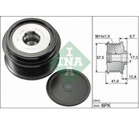 Puleggia alternatore INA 535 0282 10 per TOYOTA YARIS (_P9_) 1.33 2008-2011