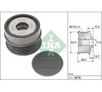 Puleggia alternatore INA 535 0372 10 MERCEDES-BENZ W177) 2 2018-2019