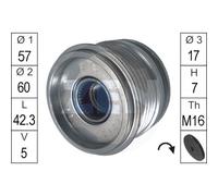 ERA Benelux Dispositivo ruota libera alternatore ZN5508 rotazione oraria per OPEL SAAB