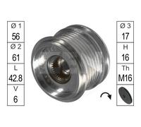 Puleggia alternatore per Audi A3 Seat Alhambra Skoda Octavia I VW Golf IV