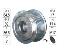 Puleggia alternatore per Fiat Ducato Iveco Daily IV
