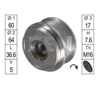 Puleggia alternatore per Hyundai Accent III Getz i30 Matrix Terracan
