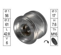 Puleggia alternatore per Mercedes-Benz Sprinter 2-T Sprinter 3-T