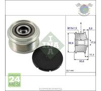 Puleggia alternatore ruota libera Ina per AUDI Q7 Q5 A8 A7 A6 A5 A4 MAN TGE POR