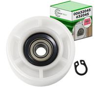 Puleggia Asciugatrice Cinghia 00632045 632045 per Bosch per Balay | per Constructa per Gaggenau per Neff per Siemens - Include Panno Microfibra - ONIX TECH