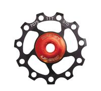 PULEGGIA CAMBIO SUNRACE SP860 11V 11T ROSSO ALLUMINIO 7075 BICICLETTA
