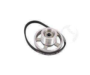 Puleggia + Cinghia 4PHE285 di trasmissione (ORIGINALE Beko) per asciugatrice codice: 492204404