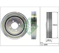 Puleggia cinghia, Albero a gomiti INA 544 0040 10 per XSARA (N1) 1.9 2000-2005
