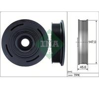 Puleggia cinghia, Albero a gomiti INA 544 0098 10 per VIVARO A Autobus 2.5 2003-