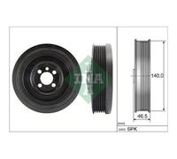 Puleggia Cinghia Albero A Gomiti Ina 544 0138 10 per Audi Seat Skoda VW