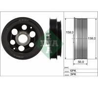 Puleggia cinghia, Albero a gomiti per FORD FORD AUSTRALIA FORD USA EDGE FOCUS GA