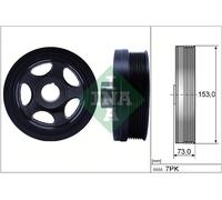 INA 544 0183 10 Puleggia cinghia albero a gomiti