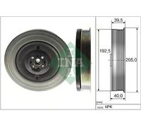 Puleggia cinghia, Albero a gomiti per POLESTAR VOLVO POLESTAR 1 S60 S90 V40 V60