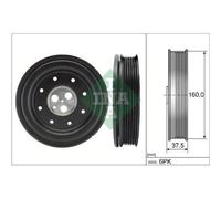 Puleggia della cinghia, albero motore INA 544 0134 10