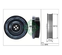 Puleggia albero motore con antivibrante 544 0137 10 INA per BMW 1 3 Touring 3 X3