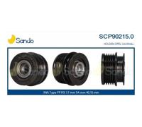 Puleggia Cinghia Alternatore Sando SCP90215.0 per Opel General Motors Ika