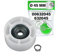 Puleggia Cinghia per Asciugatrice con Codice Originale 00632045 632045 per Bosch per Balay per Constructa per Gaggenau per Neff per Siemens - Garanzia di 5 Anni - ONIX TECH