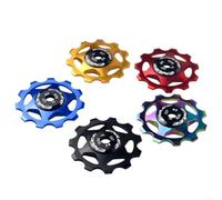 Puleggia con cuscinetto in acciaio 11T 13T per deragliatori MTB, progettata per un uso a lungo termine in caso di carichi pesanti e condizioni variabili (colori vivaci 13T)