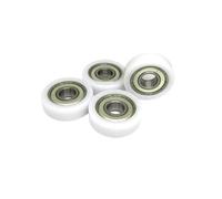 Puleggia con cuscinetto rivestito in POM da 2 pezzi, diametro esterno 32 mm, in plastica BS600032-10 6000Z 10x32x10 for mobili ufficio, utensili pneumatici e cassetti