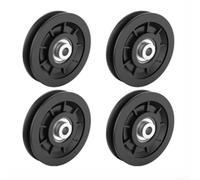 Puleggia da palestra con cuscinetto in nylon da 90 mm per macchina per cavi, silenziosa e resistente, per casa, palestra, attrezzature per il fitness, sistema Lat Pulldown fai da te (90 mm)