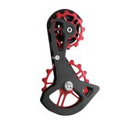 Puleggia del deragliatore oversize posteriore per bici da strada Microshift Ultegra Rd8050-rd8000 (Avec Galets 12 Et 16dts) Noir