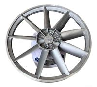 Puleggia del motore del compressore d'aria in alluminio da 350 mm, per la sostituzione, puleggia della cinghia della pompa dell'aria con scanalatura del volano e diametro interno conico 28-29mm