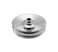 Puleggia della pompa del servosterzo a doppia scanalatura cromata, parti for GM, SBC, BBC, Chevy 350 454 26028613