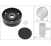 Puleggia di deviazione/guida, cinghia Poly-V INA 531 1055 10 per S90 I 2.9 1997-
