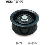 Puleggia di deviazione/guida, cinghia Poly-V SKF VKM 37055 per XJ (X351) 3 2012-