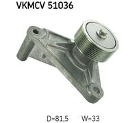 Puleggia di deviazione/guida, cinghia Poly-V SKF VKMCV 51036