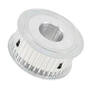 Puleggia di distribuzione in alluminio, 1 pz HTD5M-16T con cava for chiavetta 11/16/21/27 mm larghezza cinghia puleggia for dentata foro 5-12 16 denti di trasmissione 5M(Grooves 27 Bore 6mm)