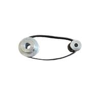 Puleggia di erogazione 40 denti, 20 denti, larghezza 10 mm, larghezza 400 mm, larghezza 6 mm, 2GT, foro della ruota di tensione da 3 a 12 mm, riduzione 2:1GT2, kit sincrono (20T B6mm-40T B10mm)