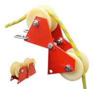 Puleggia di Protezione per Corde,Sicurezza Per Ascesa Angolare - Attrezzature di Sicurezza per la Decorazione Domestica Costruzione Miglioramenti della Casa e Scenari
