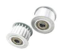 Puleggia di sincronizzazione 1 pz HTD 5M puleggia dentata diametro interno 3/4/5/6/7/8/10/12mm for larghezza cinghia 10/15/20/15MM 12T 15T 16T 18T (5mm-(With Teeth), 15 Teeth,For Belt Width 15mm)