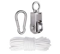 Puleggia Di Sollevamento Per Cavo Attrezzo con corda nylon 9,75 m,