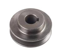 Puleggia di trasmissione a cinghia trapezoidale di grado industriale a fessura singola in ghisa, componente dell'albero della ruota del motore per utensili elettrici Compressore d'aria Attrezzature