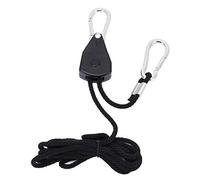 Puleggia Fibbia per corda regolabile Tettuccio Fibbia per arresto corda Antivento Resistente Regolatore per corda in acciaio inossidabile per campeggio all'aperto Escursionismo