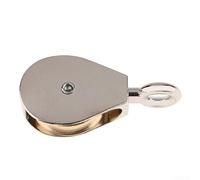 Puleggia fissa in lega di zinco da 365275 mm, puleggia singola con blocco a corona in miniatura, per modellismo fai da te e progetti tecnici con forte supporto per il carico (52 mm)