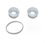 Puleggia folle per cuscinetti RCX26000 e cinghia cingolata RCX23002 per Hayward per kit di riparazione robotico per piscina con squalo tigre (3 pezzi)