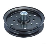Puleggia folle piatta per tosaerba in acciaio resistente con rondella di rinforzo adatta per Hustler per Raptor 937813 937763 939207 938688 938035 nero