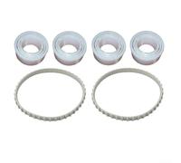 Puleggia folle RCX26000 e cinghia di trasmissione RCX23002 adatta per Hayward per pulitori TigerShark serie 500, coppia di pulegge per cuscinetti RCX26000, gruppo ruota robot piscina, sostituzione