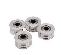 Puleggia folle sincrona 2GT 16T 20T 25T 30T 36T con cuscinetto, foro 3/4/5/6/7/8 mm, larghezza 7/11 mm, senza denti, for cinghia GT2(2GT-25T BORE 6MM_7MM)