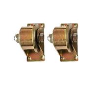 Puleggia for binario a T Ruota monofacciale Ruota con scanalatura monofacciale 2 pulegge for porta scorrevole Ruota con scanalatura in acciaio colorato da 80 mm Ruota guida for porta Ruota girevole(80