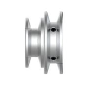 Puleggia for cinghia a V a forma di O a forma di Z, puleggia for cinghia a doppia scanalatura in lega di alluminio, ruota motrice del motore, velocità variabile(Aperture-16mm)
